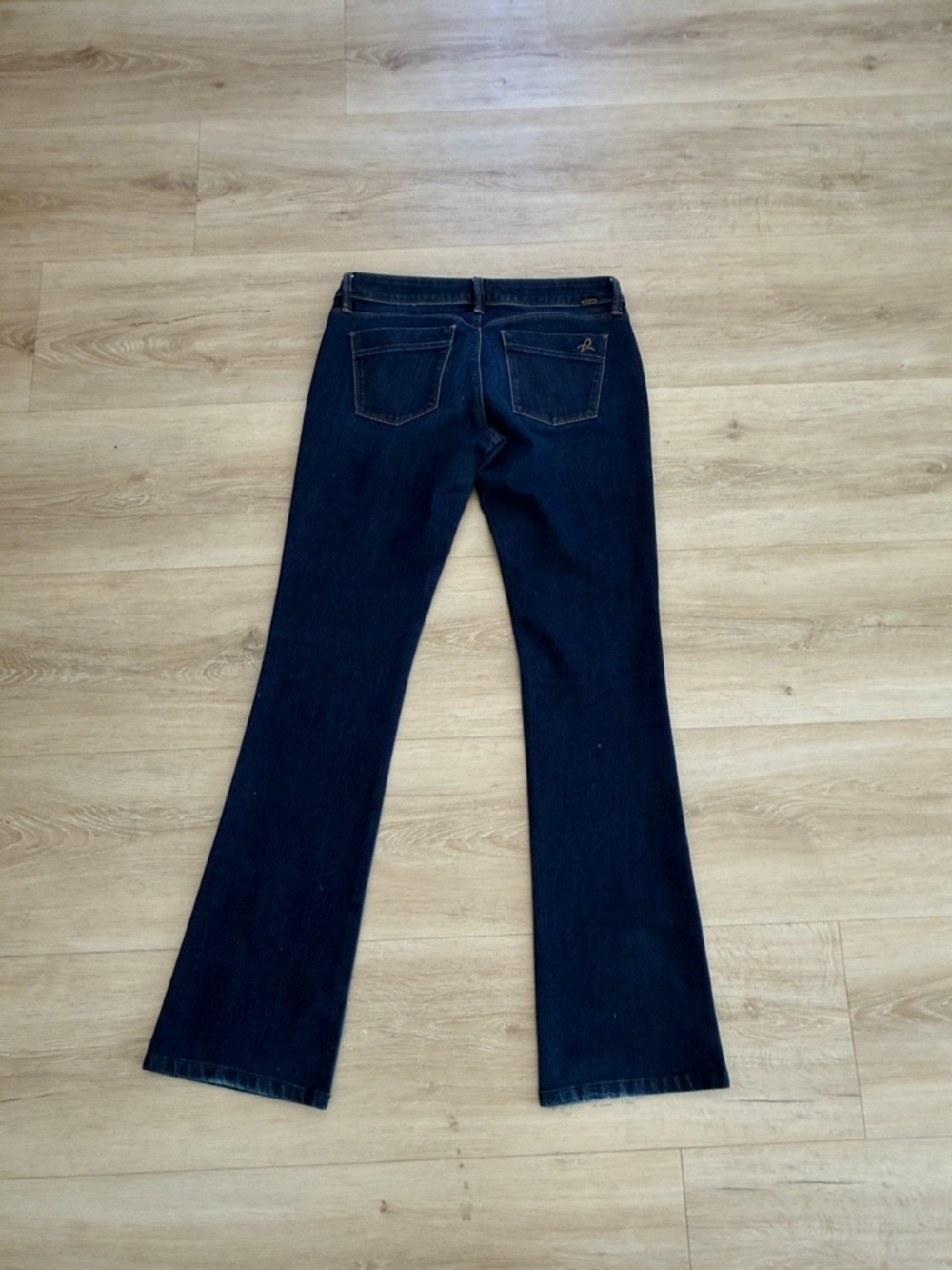 DL1961 Dark Blue Flare Jeans - Picture 3 of 3